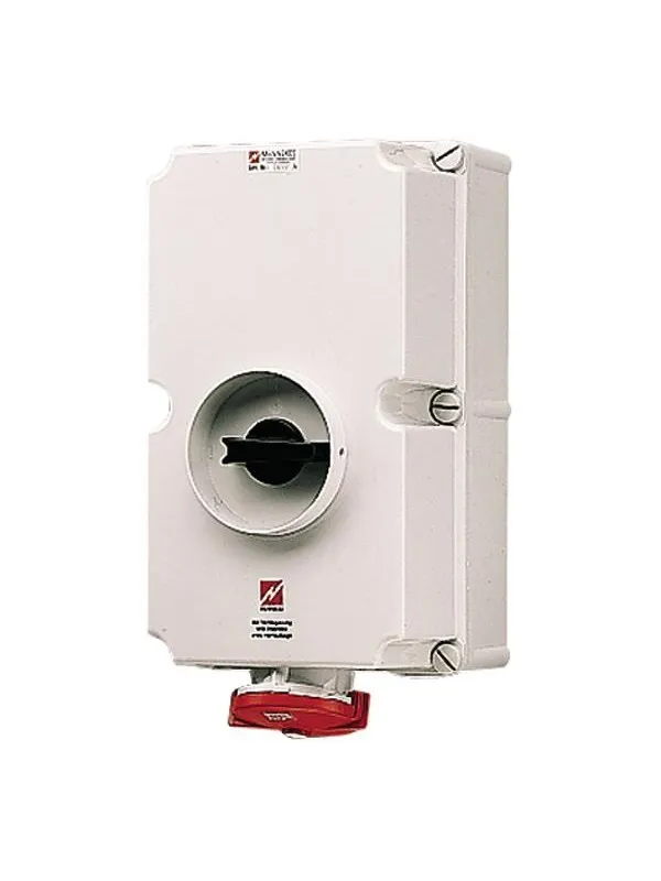 Mennekes Wall mounted recept.duo 125a5p6h400v