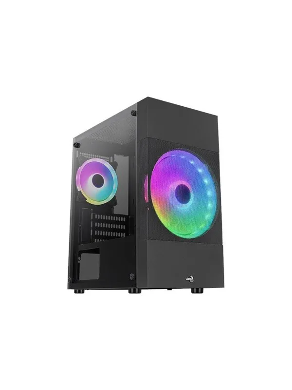 AeroCool Atomic Lite - MT - micro ATX - Kabinett - Tower - Svart