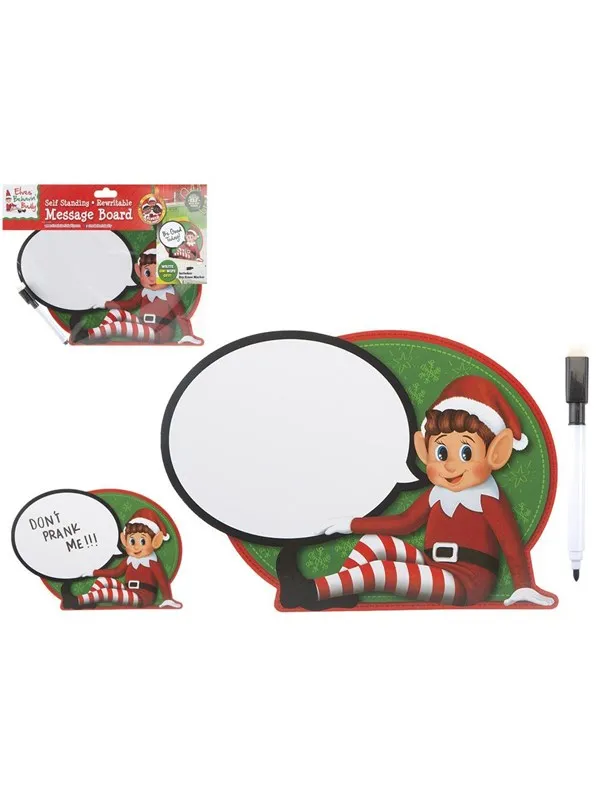 Elves Behavin' Badley Elf Message Board with Marker & Sponge