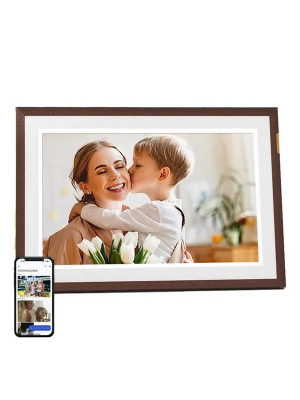 Arzopa D10 Digital Frame | 10.1" | Dark Brown