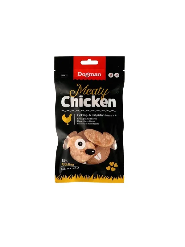 Dogman Kylling og rishjerter 80g