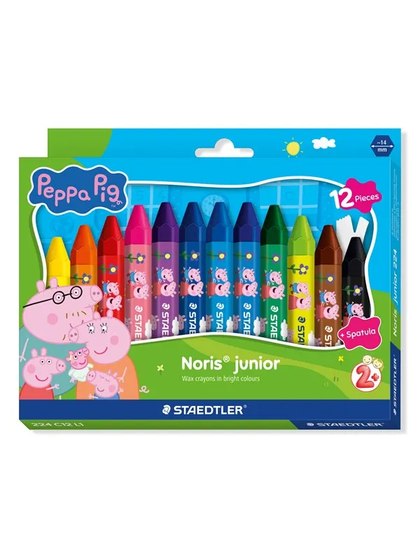 Staedtler Peppa Pig wax crayons 12 pcs