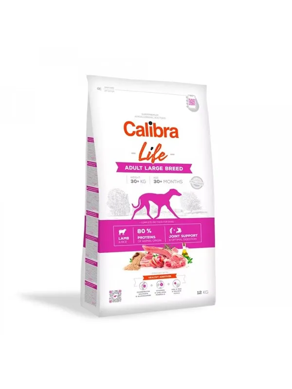 Calibra Dog Life Adult Large Breed Lamb - dry dog food - 12kg
