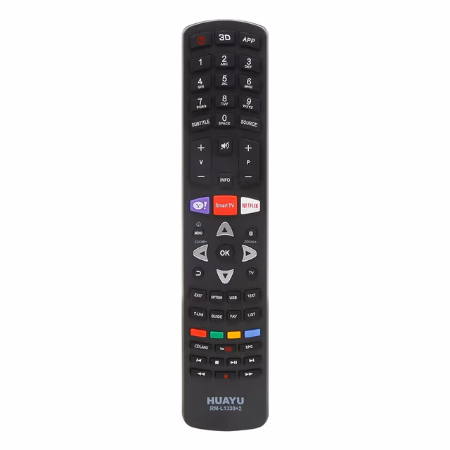 HUAYU TV Fjernkontroll Erstatning for RM - L1330+2 TCL LCD