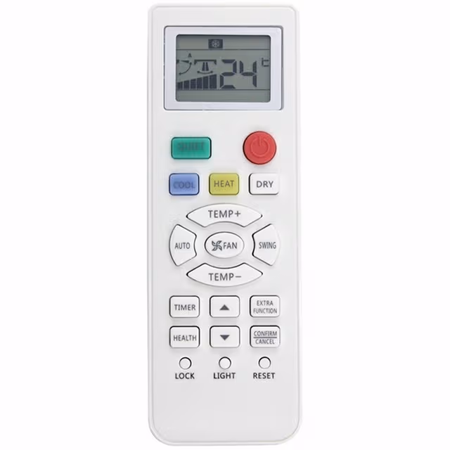 Erstatning fjernkontroll for 0010401715B for Haier klimaanlegg