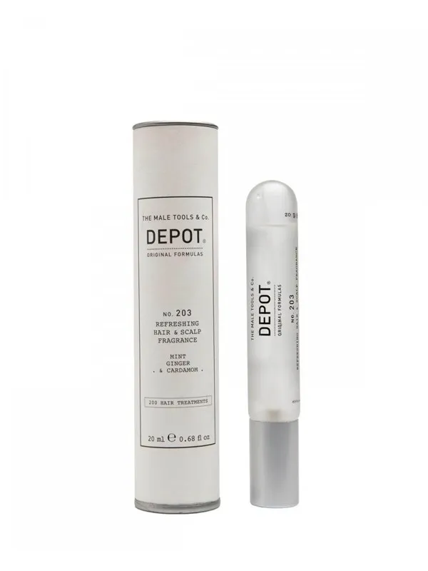 Depot 200 Hair Treatments No. 203 Hair Scented Mist For Men Mint Ginger & Cardamom 20 ml