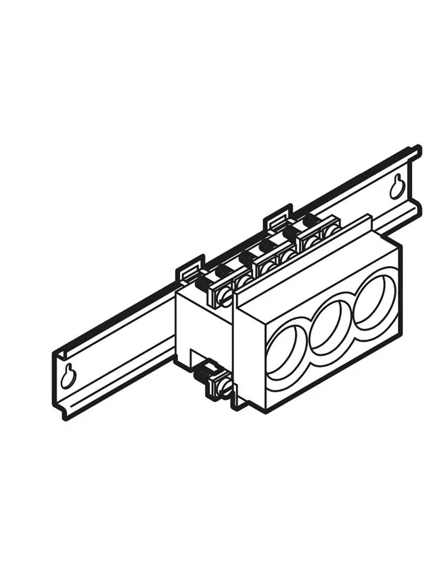 LK fuse holder d02 3-pole of im p