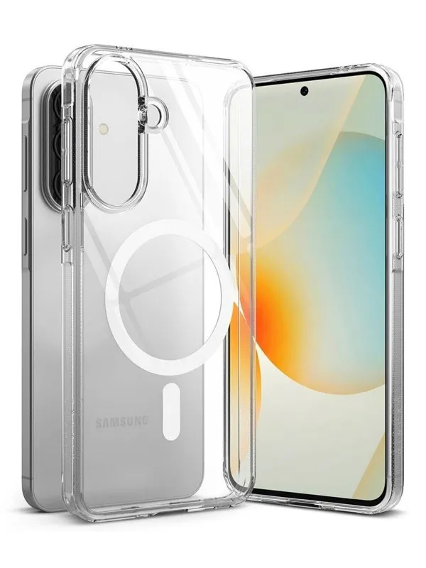 Ringke Fusion Magnetic MagSafe Case for Samsung Galaxy A57 5G - Transparent