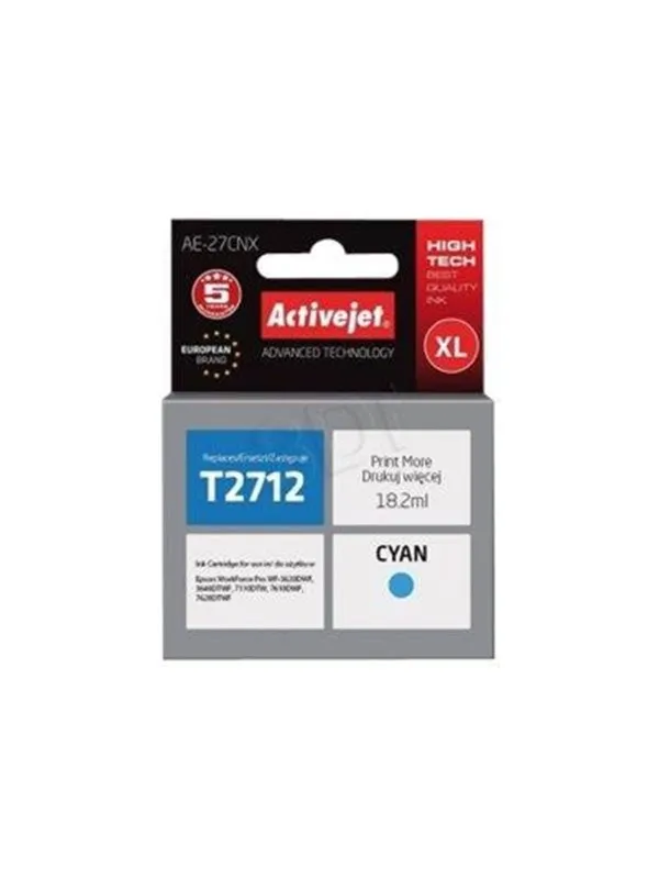 ActiveJet Supreme AE-27CNX - XL - cyan - compatible - ink cartridge (alternative for: Epson T2712)