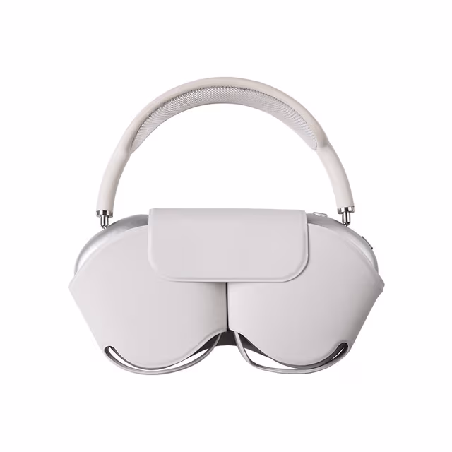 Kompatibel med AirPods Max Magnetisk Lær Etui Silikonbeskyttelsesdeksel
