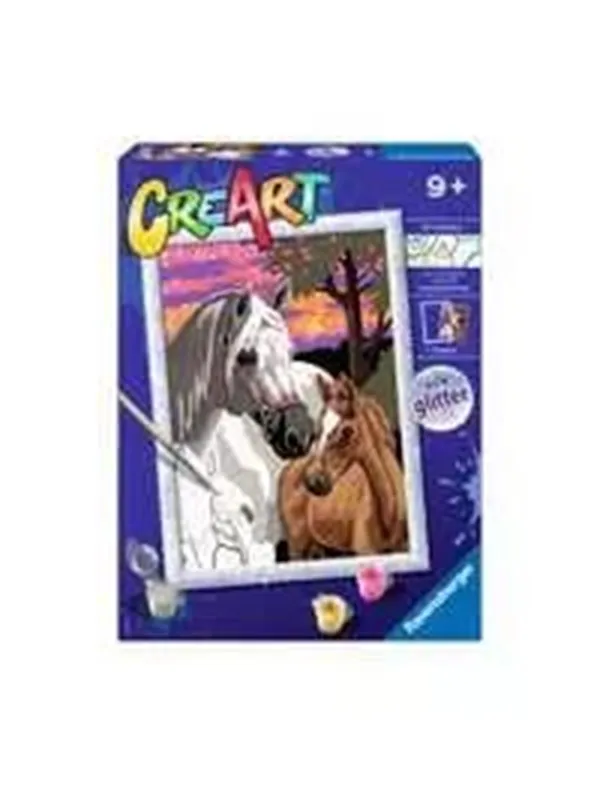 Ravensburger CreArt Paint by Numbers - Sunset Horses