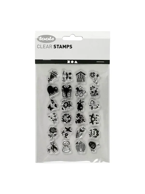 Creativ Company - Silicone Stamps Little Sweet Greetings 1 Sheet