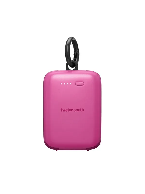 Twelve South PowerClip - Fuchsia - 2000 mAh