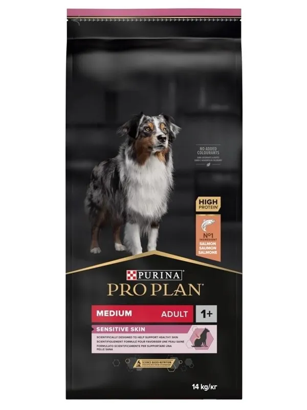 PURINA NESTLE Medium Adult Sensitive Skin 14 kg Salmon