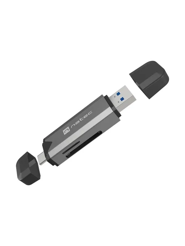 Natec SCARAB 3 - card reader - USB / USB-C 3.2 Gen 1