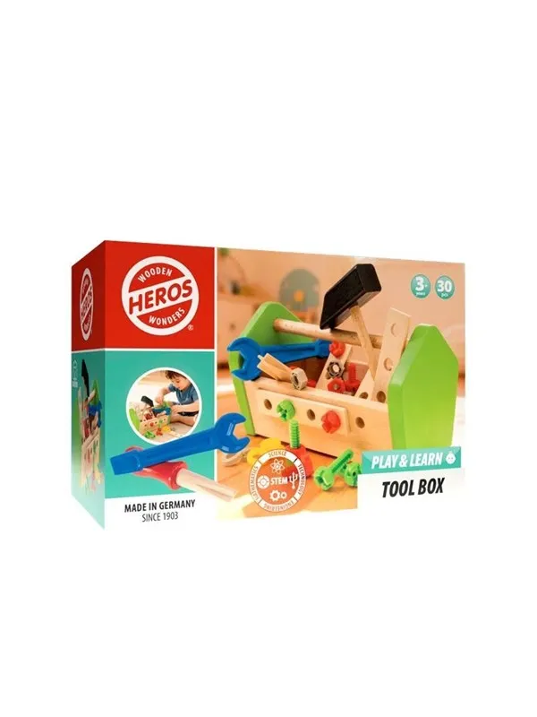 Heros FSC® Play & Learn - Play and Learn verktøykasse (30 deler)