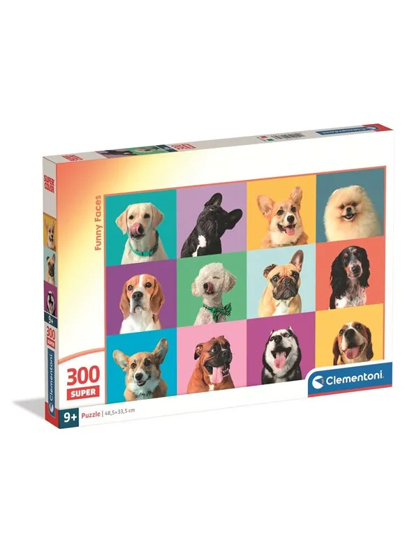 Clementoni Puzzle Funny Faces 300 pieces Gulv