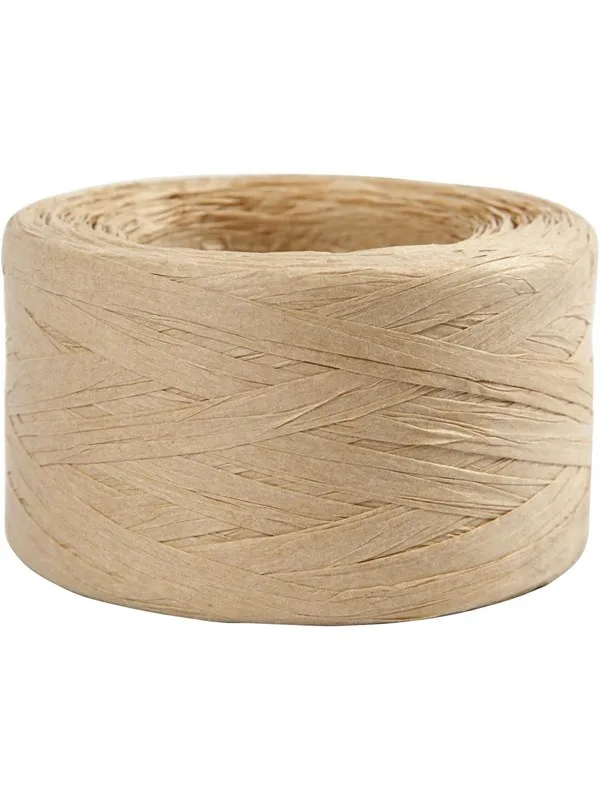 Creativ Company Paper Raffia Yarn Sand Color 100m