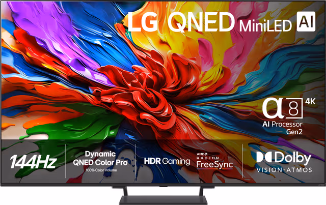 LG 65" QNED 93 4K QNED MiniLED TV (2025)