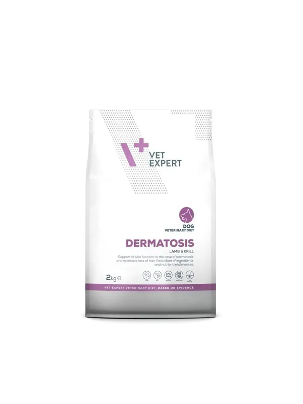 VetExpert Veterinary Diet Dermatosis Dog Lamb & Krill - dry dog food - 2kg