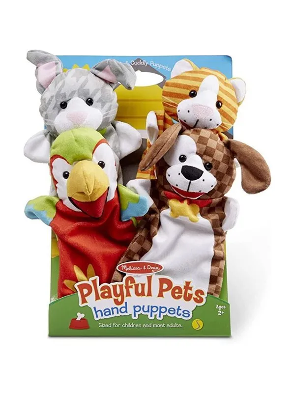 Melissa & Doug Hand Puppets Playful Pets