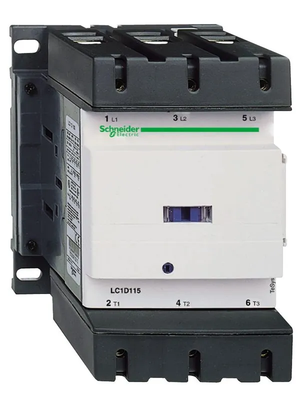 Schneider Electric Tesys d contactor lc1d150p7 3p 150a ac-3 75kw@400v 1no+1nc aux contact 230v 50/60hz ac coil