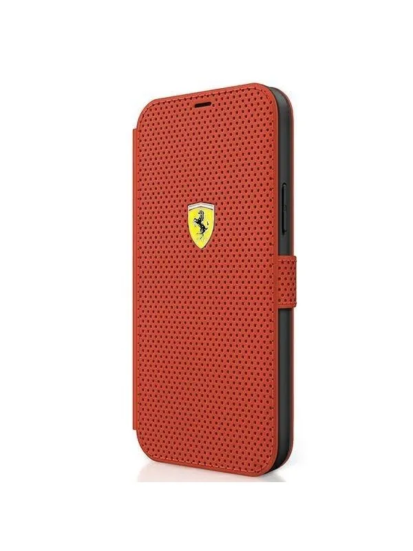 Ferrari Off Track Perforated Case for iPhone 12 mini - Red
