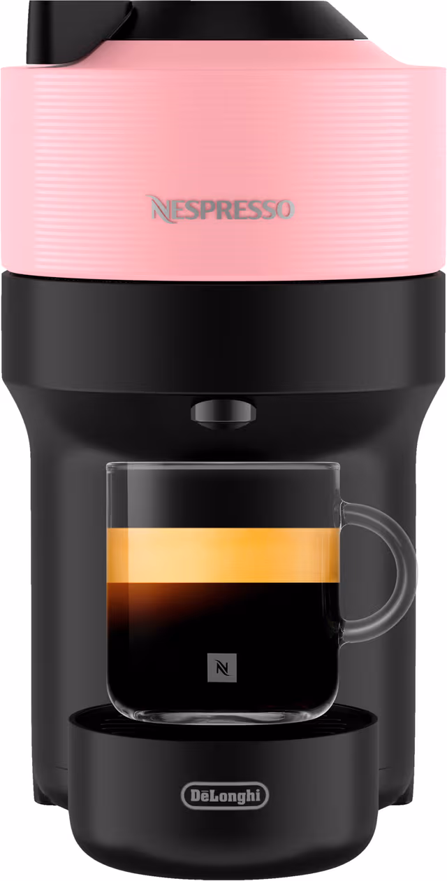 Nespresso Vertuo Pop kaffemaskin av DeLonghi (Candy pink)
