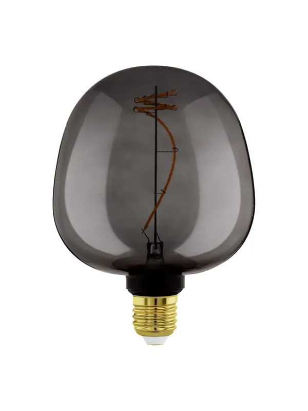EGLO LED-lyspære G125 4W 40LM 2000K DIM. SVART E27