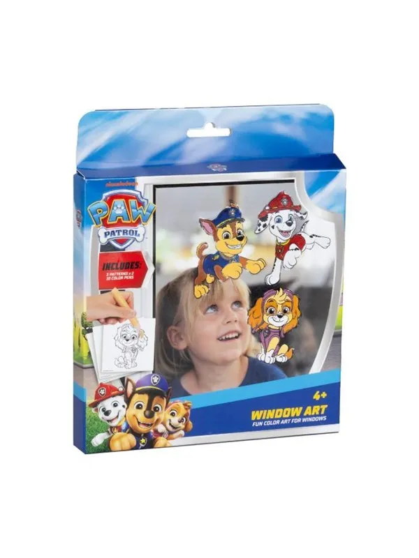 Micki Paw Patrol Window Paint Set with 10 Markers - 3+ Years