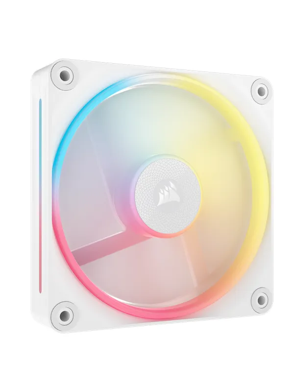 Corsair iCUE LINK LX120-R - Kabinettvifte - 120mm - Hvit - 66 dBA