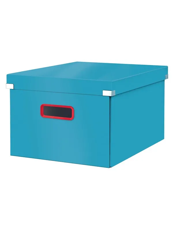 Leitz  Click & Store Cosy Cube medium oppbevaringsboks Sjøblå