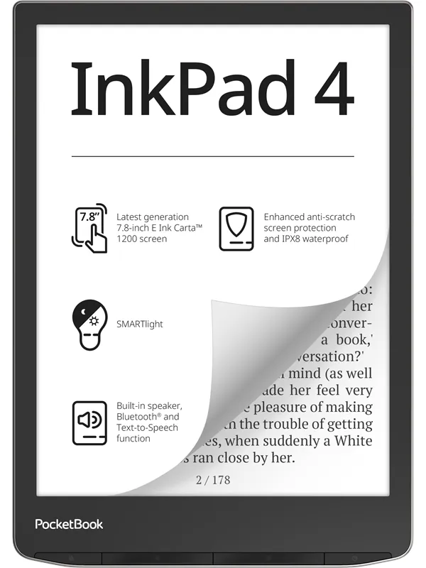 PocketBook InkPad 4 - Stardust Silver