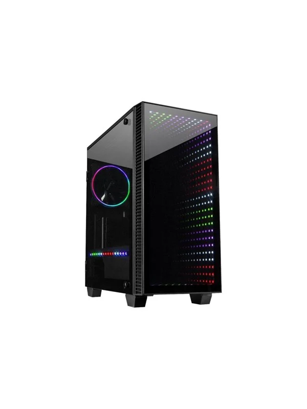 Inter-Tech X-608 Infinity Micro - Kabinett - Tower - Svart