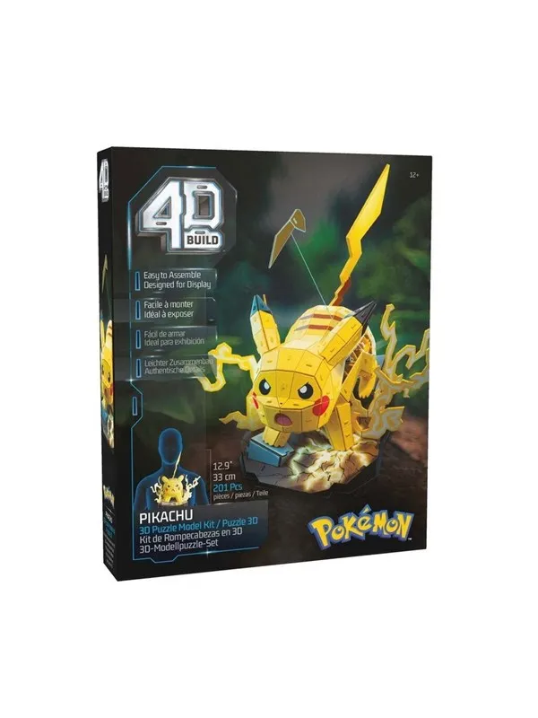 4D PUZZLES Pokemon 30 cm - Pikachu