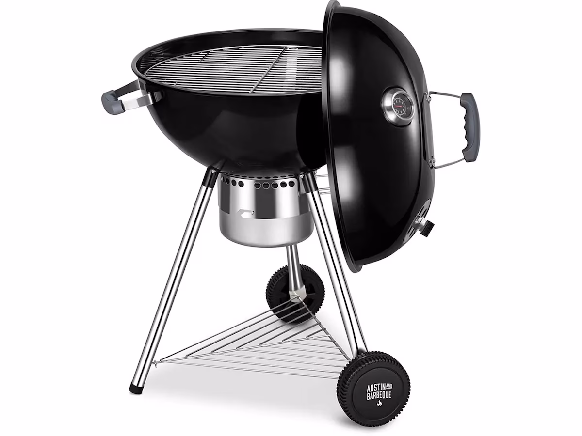 Austin and Barbeque Stor kullgrill med termometer