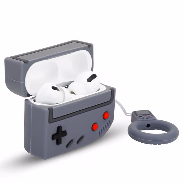 TPU AirPod etui Veske (grå)
