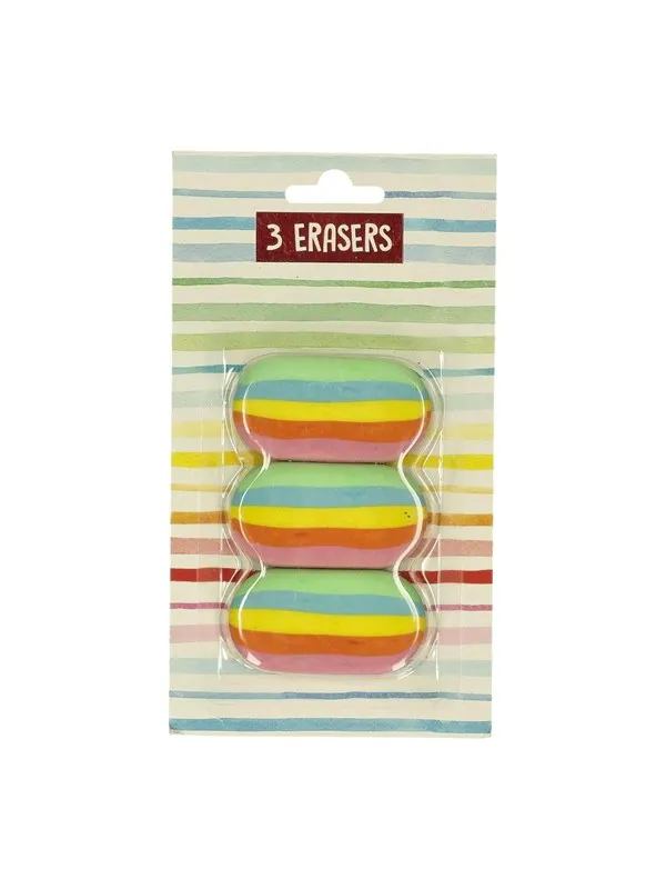 Wins Holland Erasers Rainbow 3 pcs