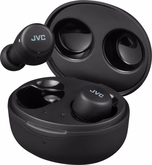 JVC Gumy Mini HA-A5T helt trådløse in-ear hodetelefoner (sort)