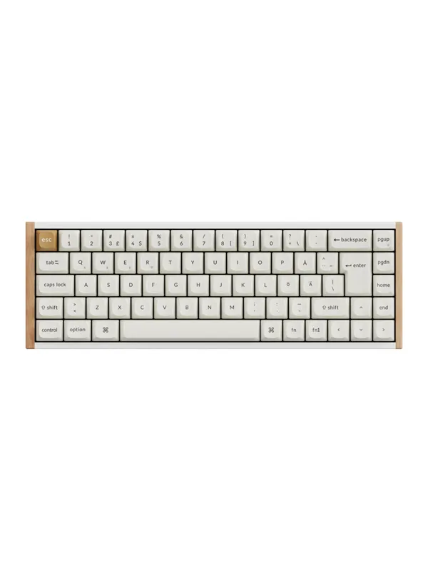 Keychron K6 HE SE Wireless Tri-Mode - Gamingtastatur - Nordisk - Hvit