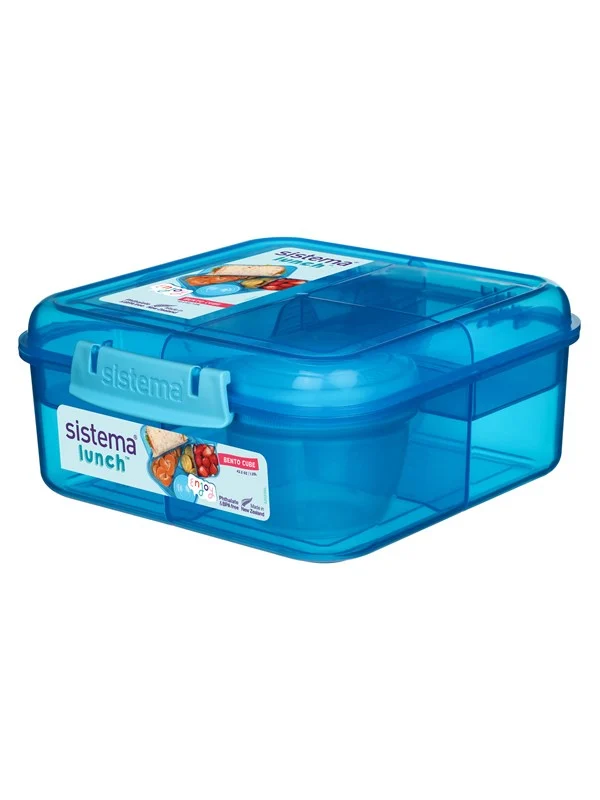 Sistema 1.25L Bento Cube LunchBlue