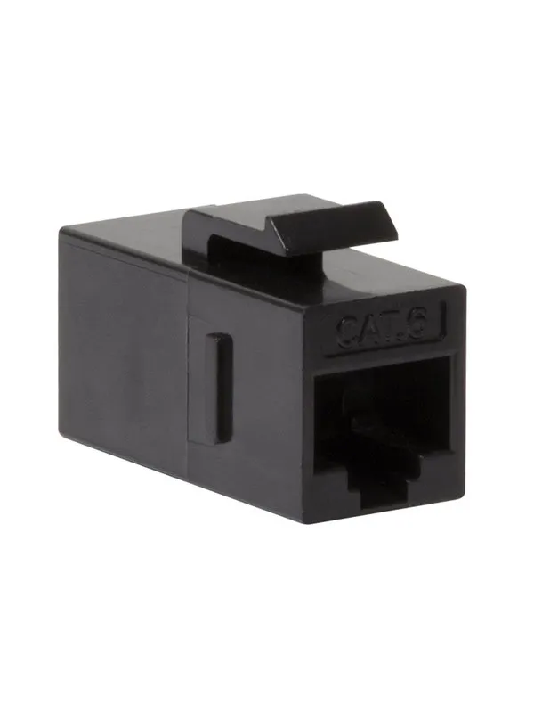 LogiLink NK4012 Cat.6 Keystone Inline Coupler UTP 14.5 mm width black (1-Pack)