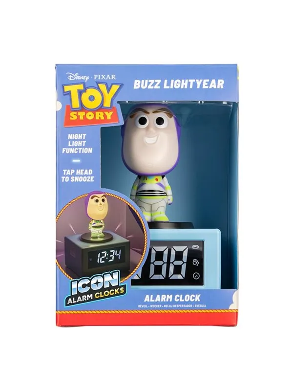 Paladone - Toy Story - Buzz Lightyear Icon - Vekkerklokke