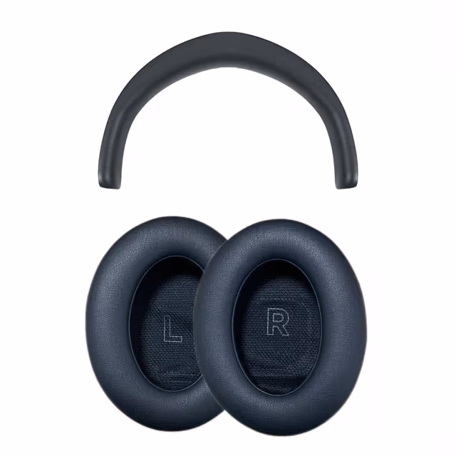Øreputer og hodebøylepute for Bose QC Ultra Sort