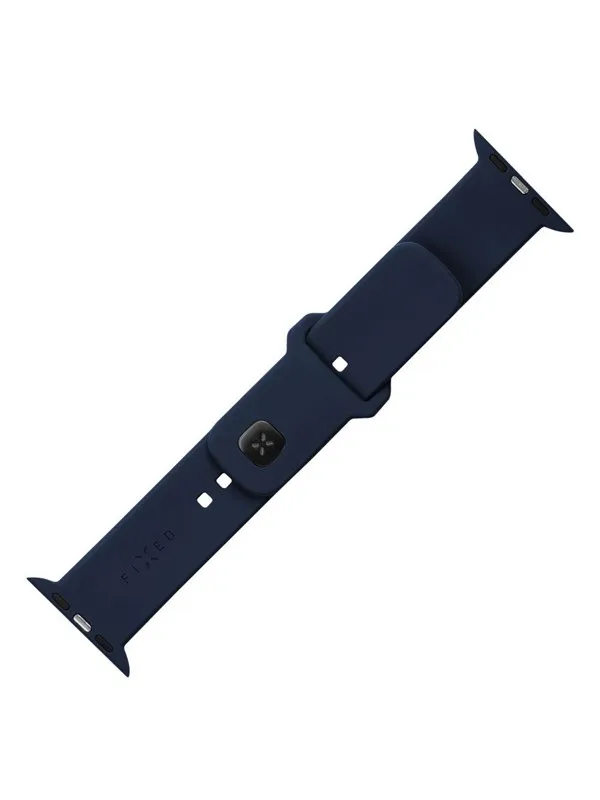 FIXED Silicone Strap SET Apple Watch 42/44/45mm Blue
