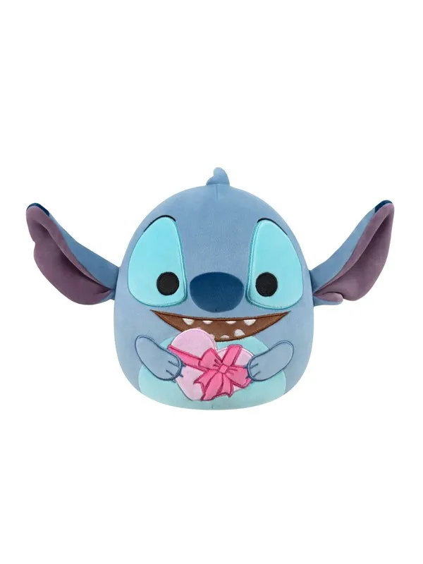 Squishmallows 20 cm Disney Stitch med Hjerte