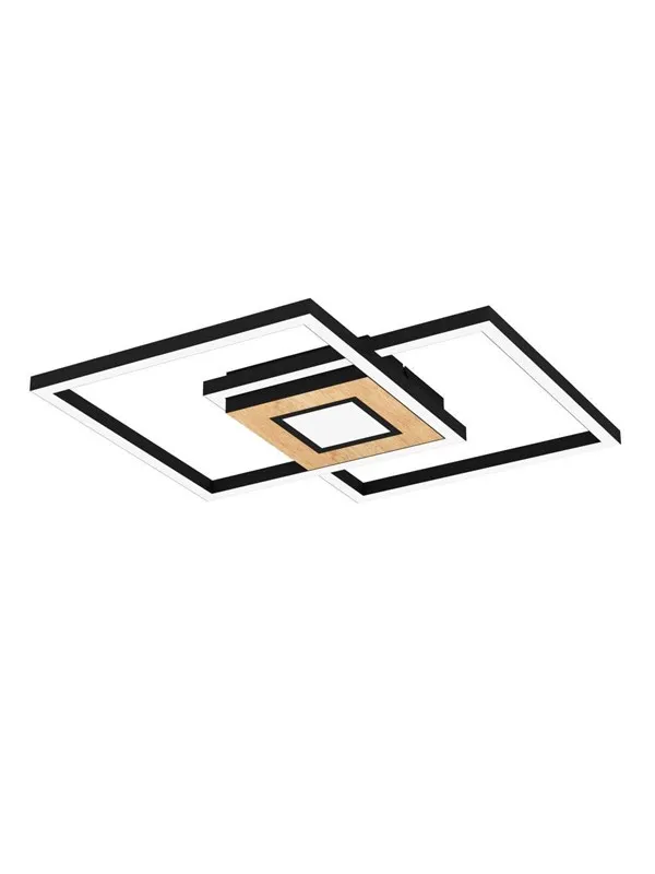 EGLO MARINELLO TAKLAMPE 1040LM 485X485 SVART/EG FSC