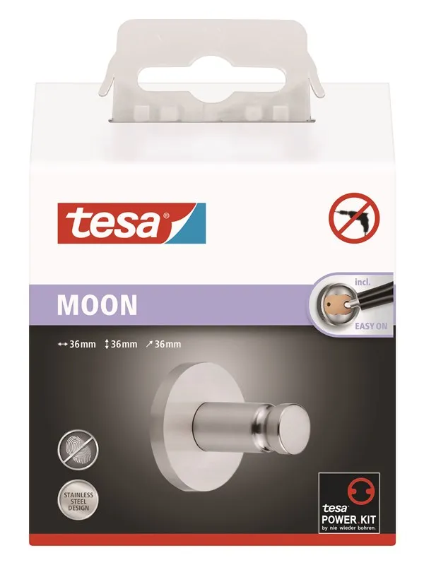tesa Moon towel hook self-adhesive