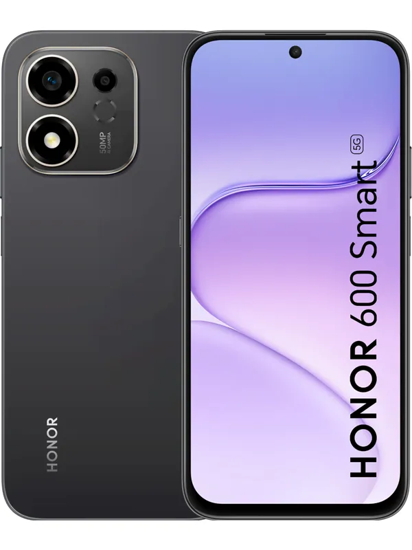 HONOR 600 Smart 5G smarttelefon 4/128GB (sort)