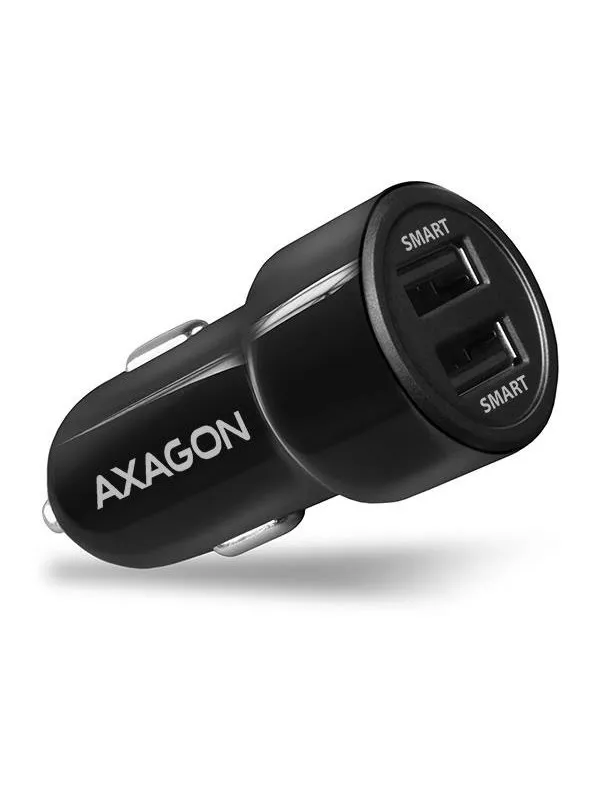 AXAGON Car Charger Smart Dual USB-A Output 24 W